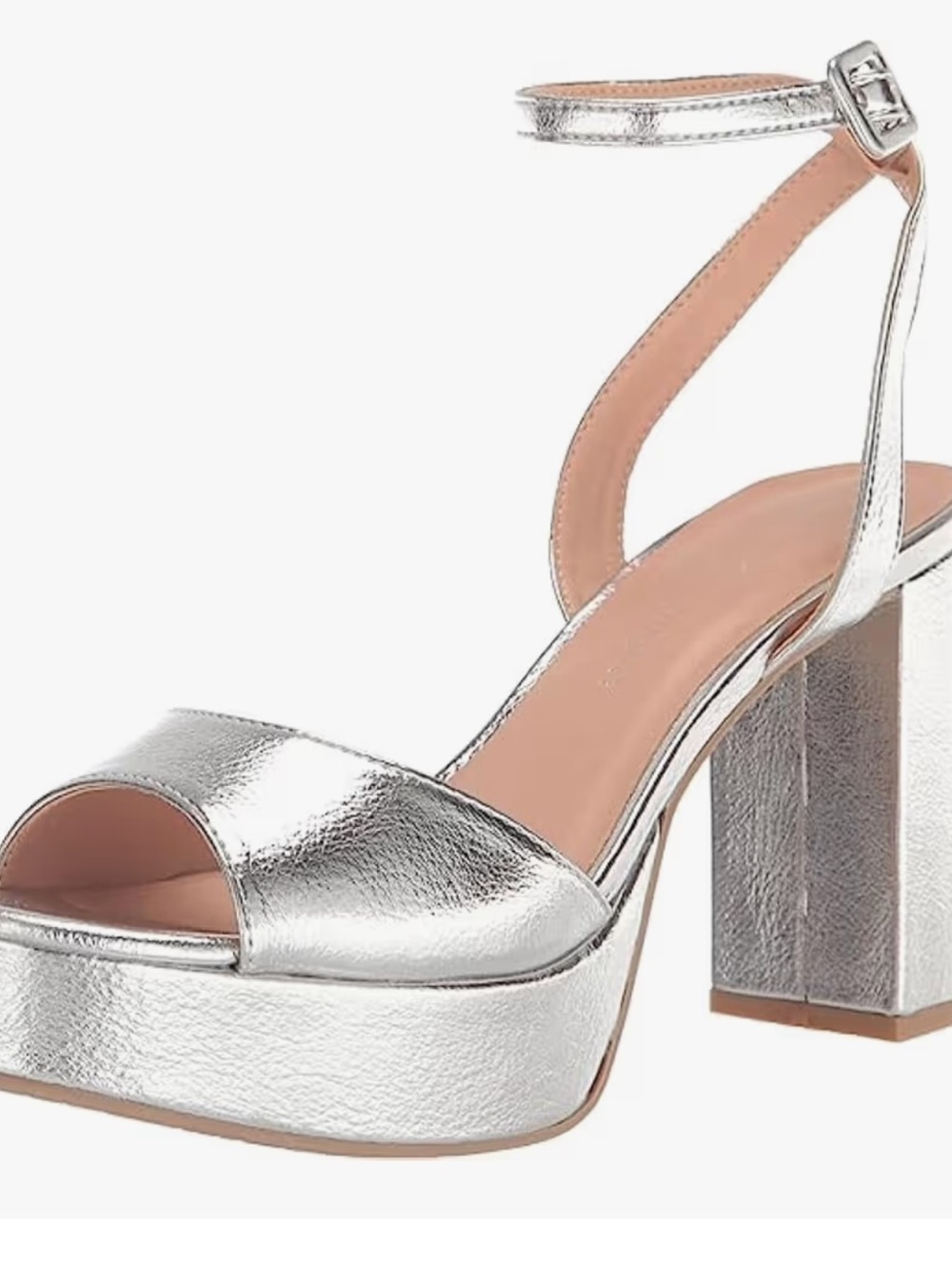 CHINESE LAUNDRY - Silver Platform Sandals - 10M
